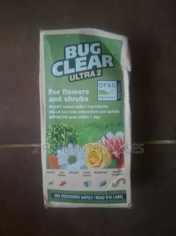BugClear Ultra Organic Plant-Based Insecticide Spray for Flowers & Shrubs - 1