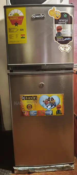 Neon Double-Door Refrigerator - 108 Litres