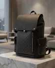 Unisex Luxury Leather Backpack Laptop Bag - 2