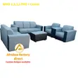 Afro 3-2-1-1 Full Sofa Set with Centre Table - 2