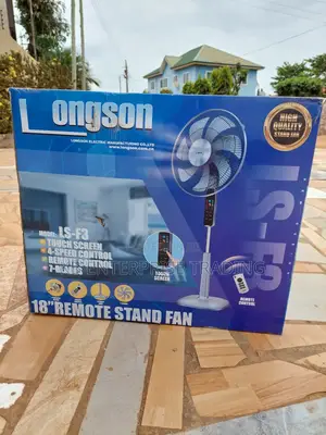 Longson 18" Stand Fan (Black)