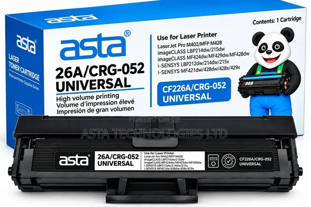 Asta Laser Toner Cartridge - 26A (CF226A) - 1