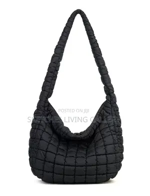 Stylish Croc Puffer Shoulder Bags
