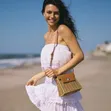 Handwoven Rattan Bag - Black - 3