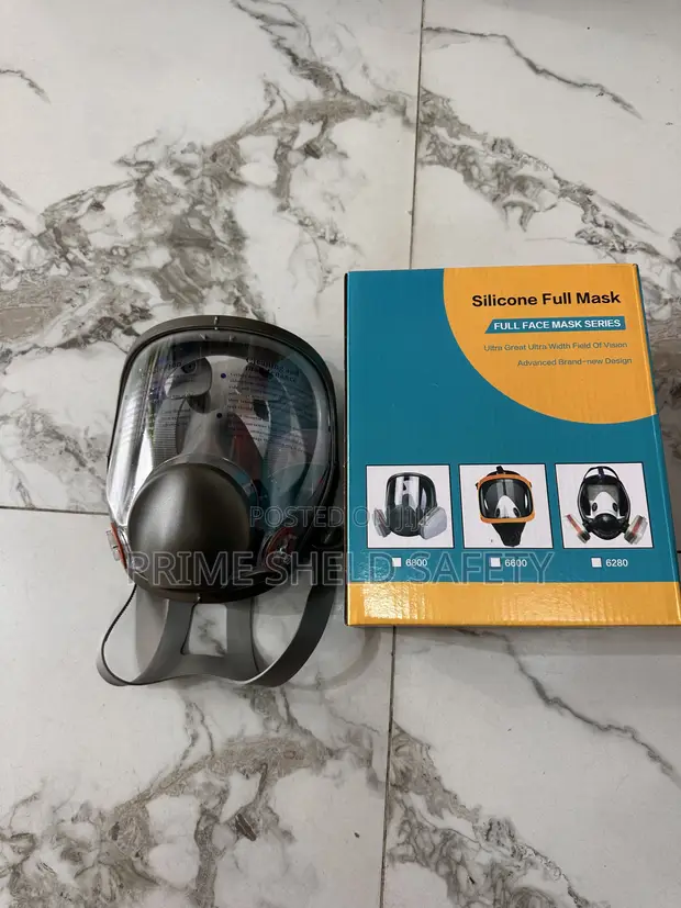Silicone Full Face Respirator Mask - 1