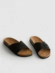 Primark Buckle Strap Mule Sandals - Taupe - 2