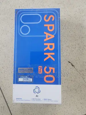 New Tecno Spark 50 Pro 256GB Black