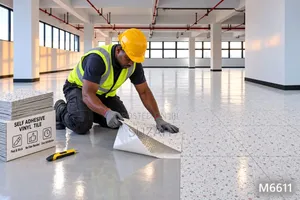 60cm x 60cm Vinyl Floor Tiles
