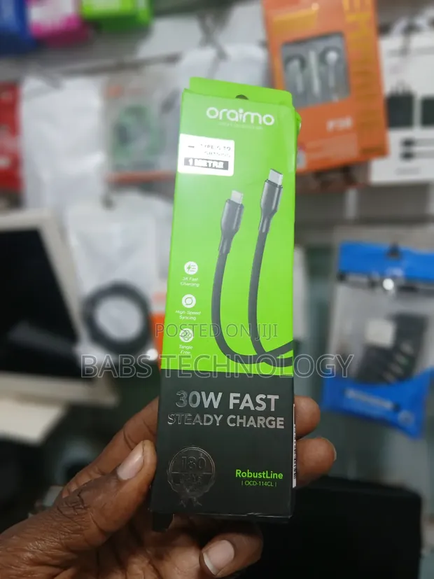 Oraimo 30W USB-C to Lightning Cable - 1