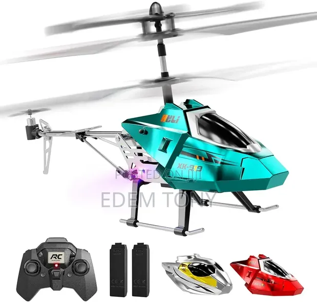XIKOTEC XK919 Alloy 3-Channel RC Helicopter - Blue - 1