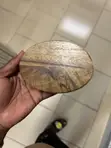 Natural Stone Soap Dispenser & Dish Set with Wood Base - 5