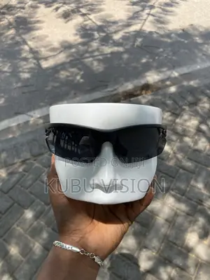 Half Rim Sports Sunglasses - Black