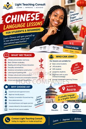 Chinese (Mandarin) Language Teacher - Beginners Welcome - Home/Online - Tema