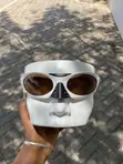 Futuristic Sunglasses - Black Frame, Prizm Grey Lenses - 2