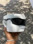 Futuristic Sunglasses - Black Frame, Prizm Grey Lenses - 3