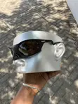 Futuristic Sunglasses - Black Frame, Prizm Grey Lenses - 4