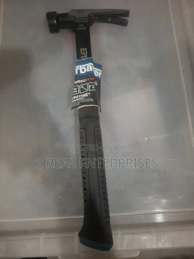 Erbauer 16oz Steel Rip Claw Hammer with AirTech Grip - 1