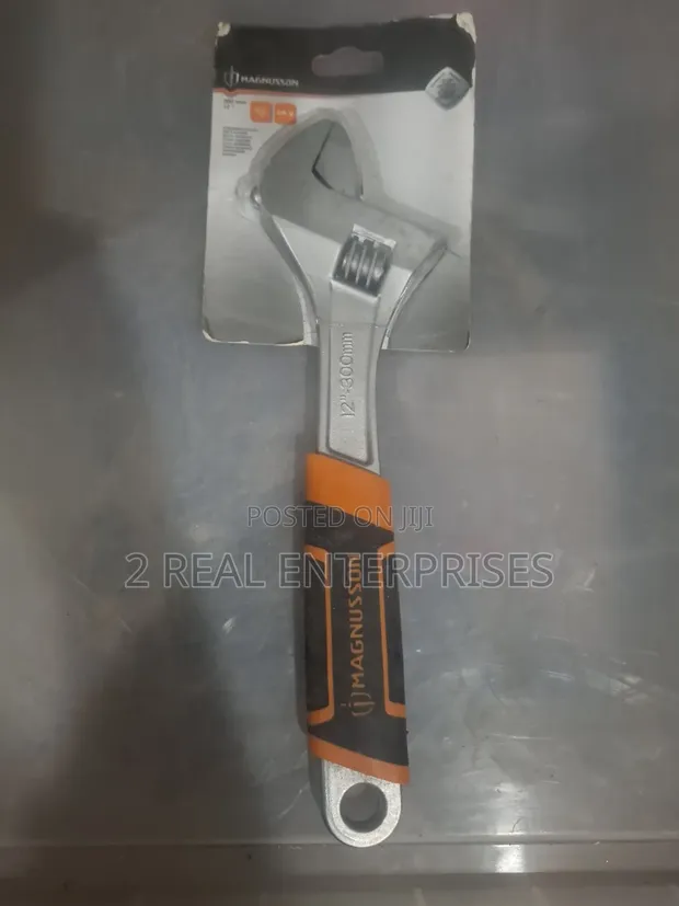 Magnusson 12" Soft Grip Adjustable Wrench - 1