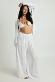 Cotton Linen Women's Pants Set - 2
