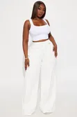 Cotton Linen Women's Pants Set - 4