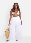 Cotton Linen Women's Pants Set - 5
