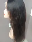 22 Inch Straight Human Hair Wig - 1