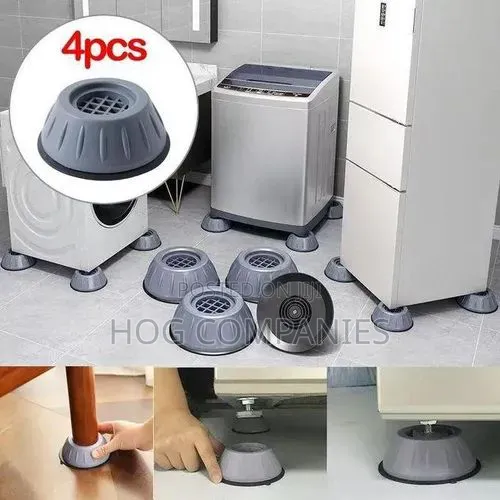 4pcs Washing Machine & Refrigerator Anti-Vibration Pads - 1