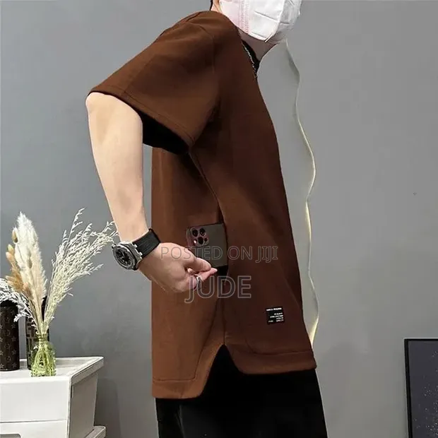 Men's 2-Piece Casual Round Neck T-Shirt Set - 1