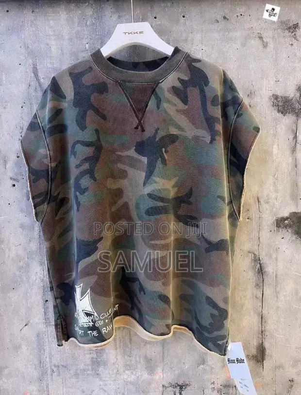 Camo Sleeveless T-Shirts - 1