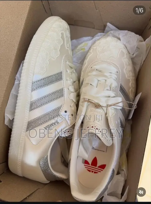 Original Adidas Samba Chalk White Sneakers - 1