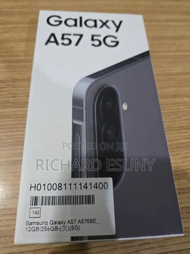 New Samsung Galaxy A57 256GB Black - 1