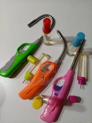 Three Sets of Assorted Gas Lighters with Full Gas Refills