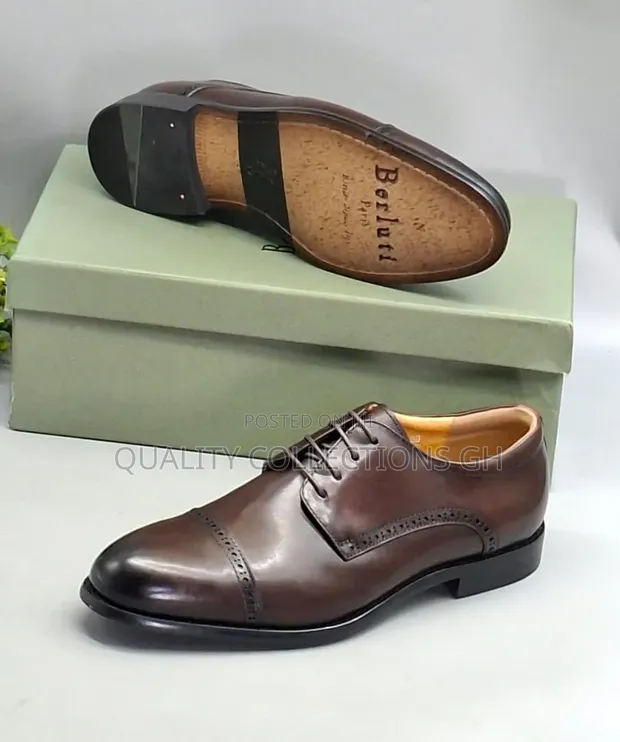 Authentic Berluti Loafers - Coffee Brown - 1