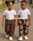 Africa Print Fabric Outfits for Kids (Ages 3-16) - 1
