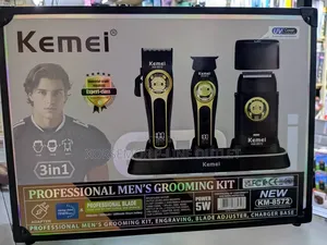 Kemei Max KM-8572 Pro Cordless Trimmer 3-in-1 Set
