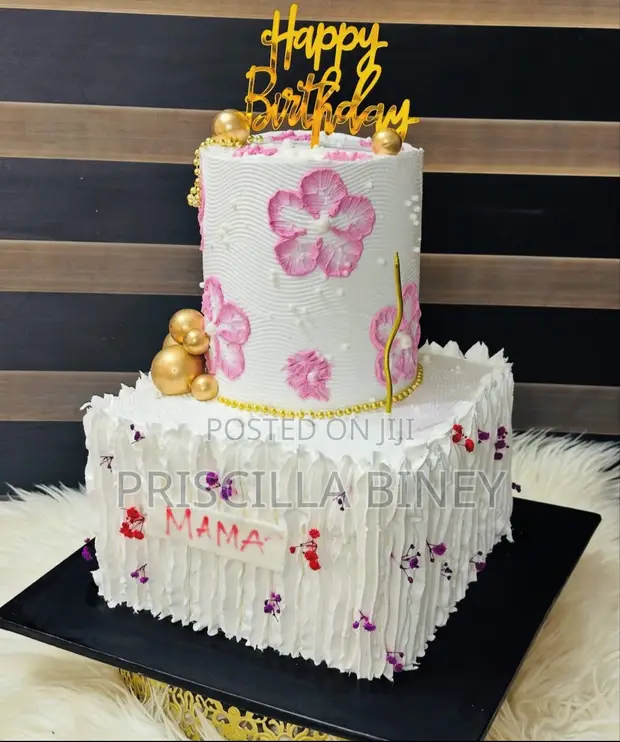Beautiful & Delicious 2-Tier Whipped Cream Cake - 1