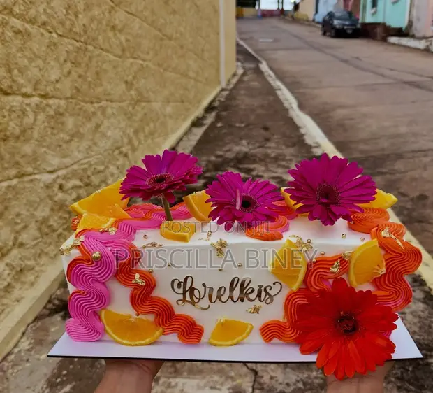 Delicious Colorful Occasion Cake - 1