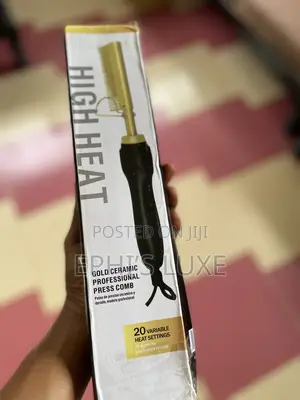 High Heat Hot Comb - Black Ceramic
