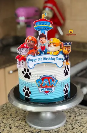 Paw Patrol Character Cake