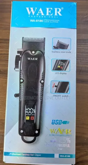 WA-6186 USB Rechargeable Hair Clipper