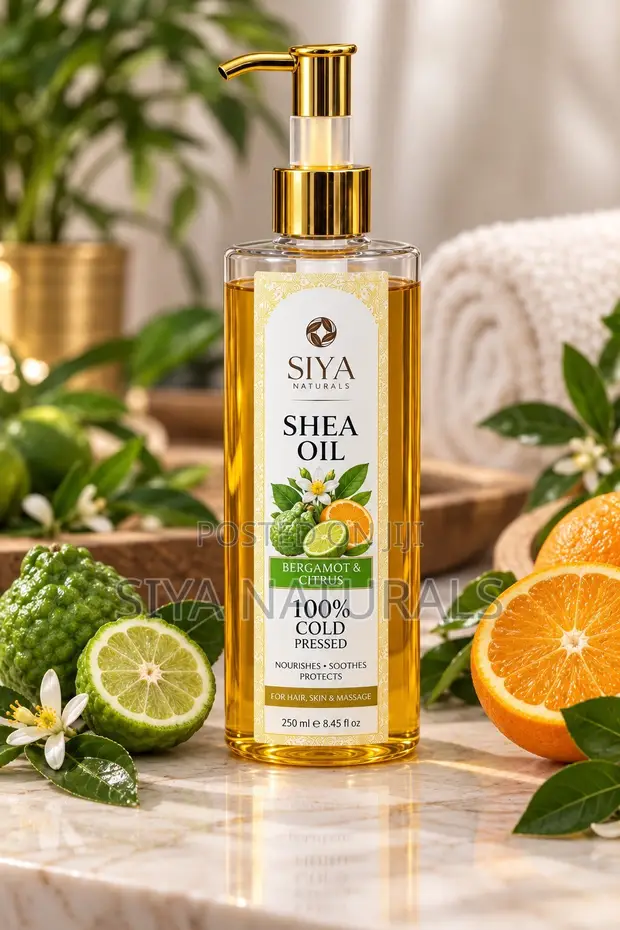 Siya Naturals Bergamot Citrus Shea Oil - 250ml - 1