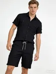 Men's 2 Piece Shorts and Top Set - 1
