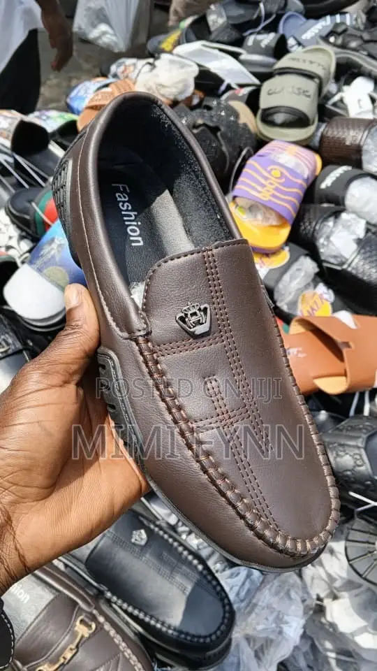 Quality Leather Loafers - Black - 1
