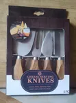 4-Piece Cheese Serving Knives Set - 3