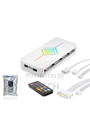 PWM ARGB Fan Controller Hub for PC Builds