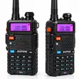 2 Pieces Baofeng Walkie Talkie 5KM Long Range Two Way - 1