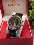 Omega Automatic Leather Watch for Men - 2
