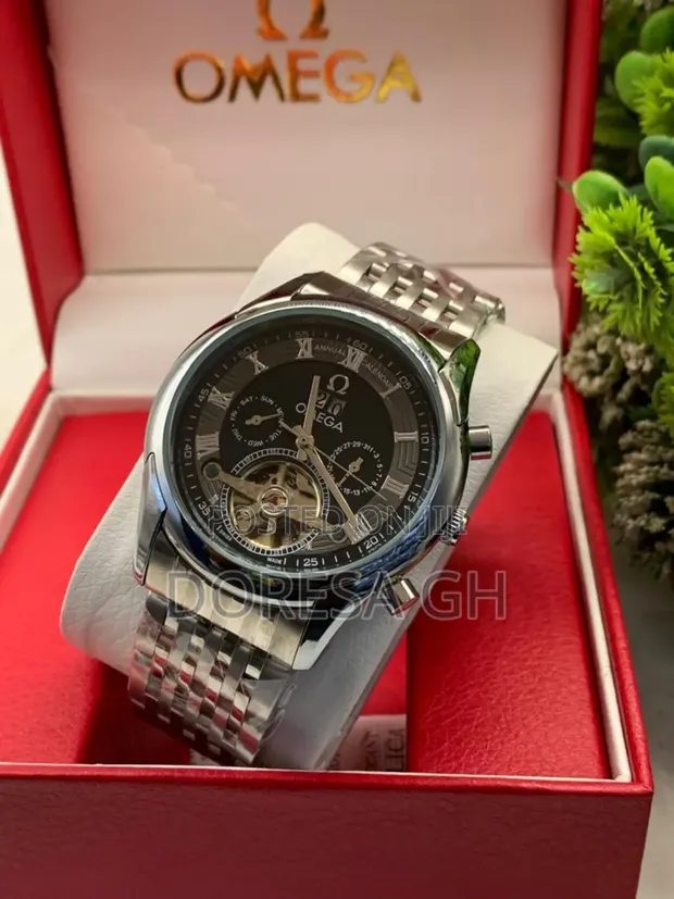 Omega Automatic Stainless Steel Watch for Men - 1