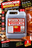 Woodlac & Sealer for Smooth, High-Gloss Wood Finish - 1