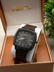 Fossil Men's Leather Watch - Classic Casual Wristwatch - 1